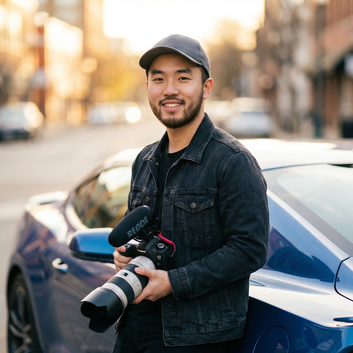 黄色仓库汽车摄影师